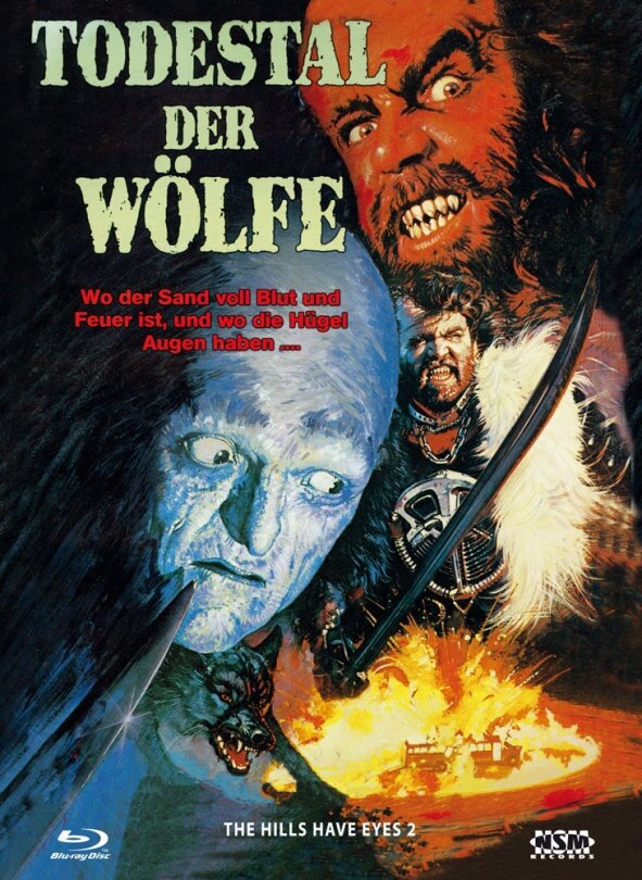 Todestal der Wölfe (1984) Cover A, Collector's Edition, Limited Edition, Mediabook, Uncut, Blu-ray + DVD