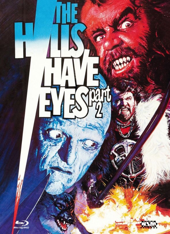 The Hills Have Eyes part 2 (1984) Cover C, Limited Edition, Mediabook, Uncut, Blu-ray + DVD
