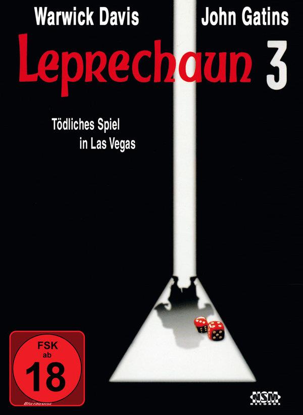 Leprechaun 3 - Tödliches Spiel in Las Vegas (1995) Cover A, Collector's Edition, Limited Edition, Mediabook, Blu-ray + DVD