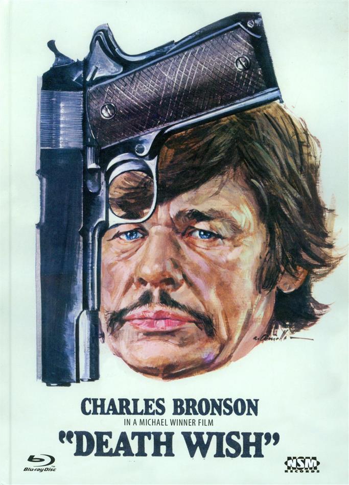 Death Wish (1974) Cover B, Limited Edition, Mediabook, Uncut, Blu-ray + DVD