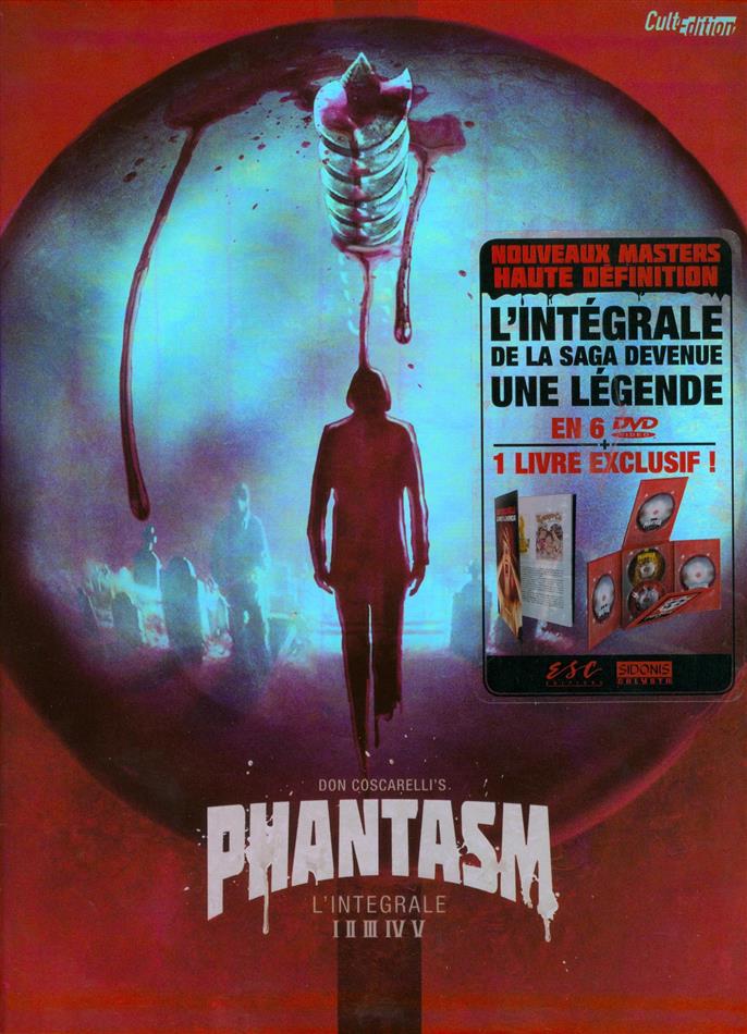 Phantasm - L'intégrale 1-5 Edition Collector, 6 DVD + Livre
