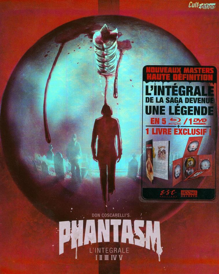 Phantasm - L'intégrale 1-5 Edition Collector, 5 Blu-ray + DVD + Livre