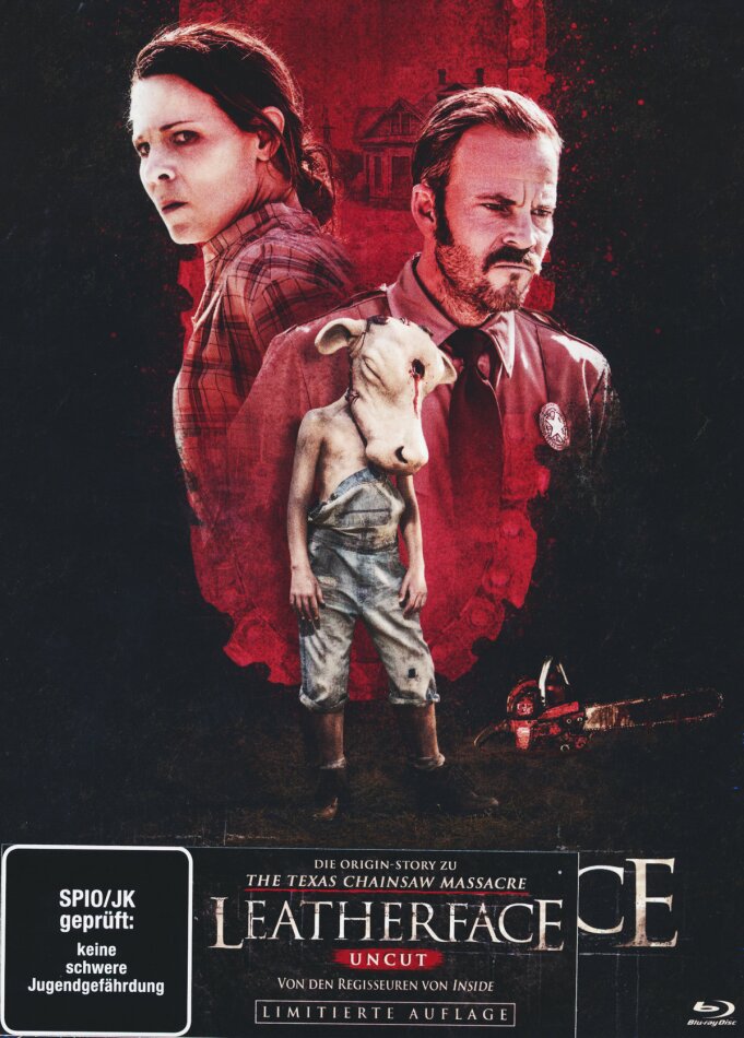 Leatherface (2017) Cover A, Non Censurée, Édition Limitée, Mediabook, Uncut, Blu-ray + DVD