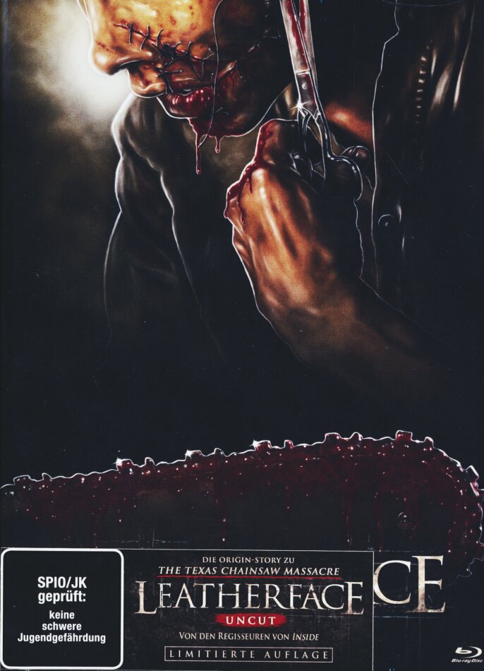 Leatherface (2017) Cover C, Limited Edition, Mediabook, Uncut, Blu-ray + DVD