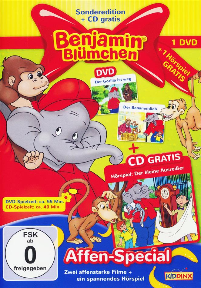 Benjamin Blümchen - Affen-Special DVD + CD