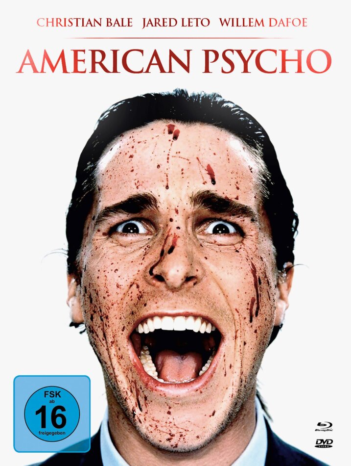 American Psycho (2000) Limited Edition, Mediabook, Uncut, Blu-ray + 2 DVDs