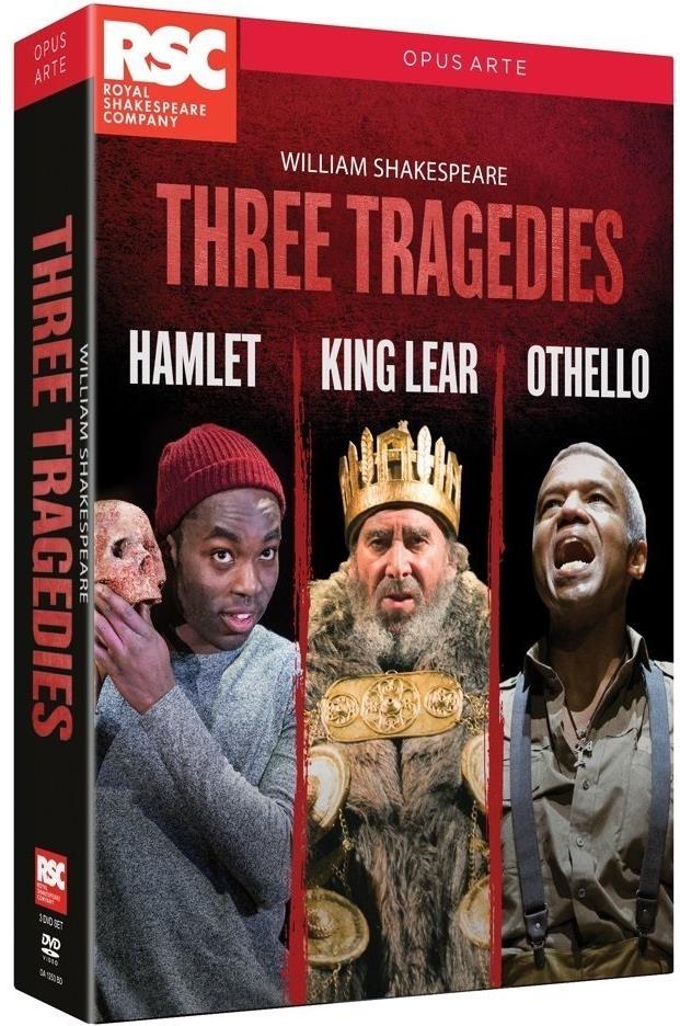 Three Tragedies - Hamlet / King Lear / Othello Opus Arte, 3 DVDs