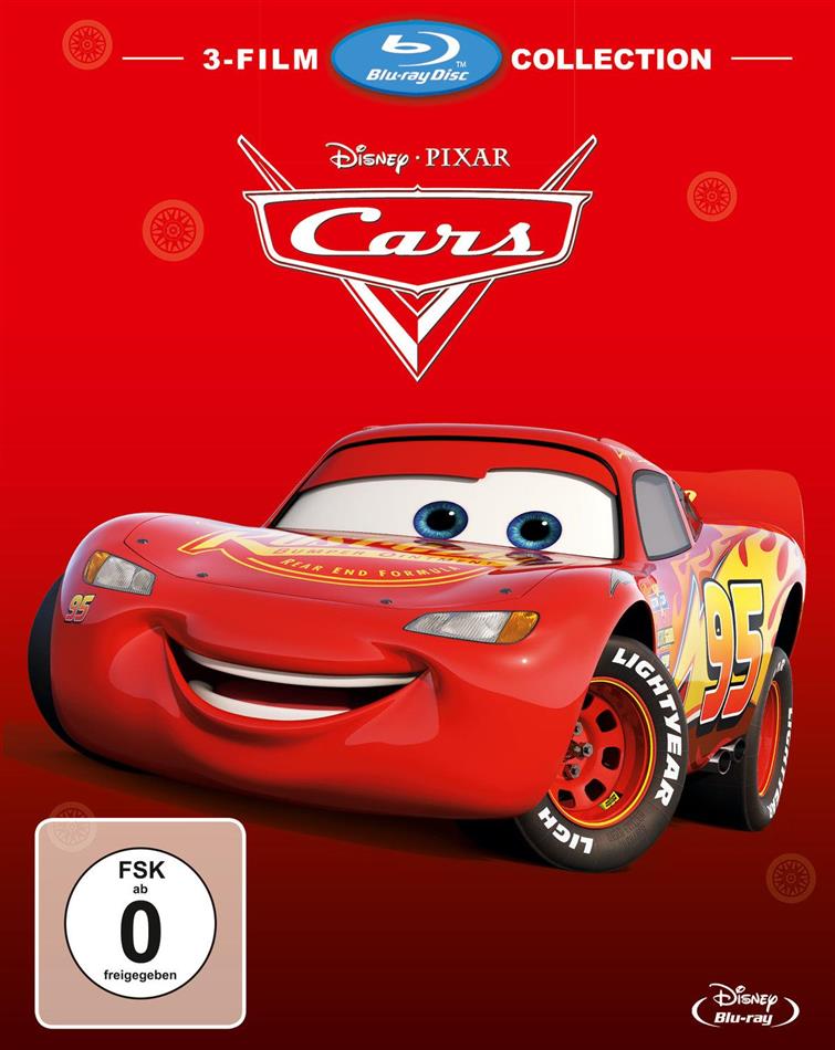 Cars 1-3 - 3-Film Collection 3 Blu-rays