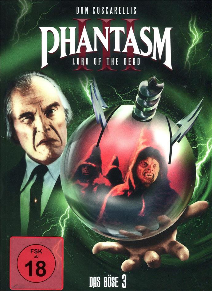 Phantasm 3 - Das Böse 3 - Lord of the Dead (1994) Cover B, Mediabook, Blu-ray + 2 DVDs