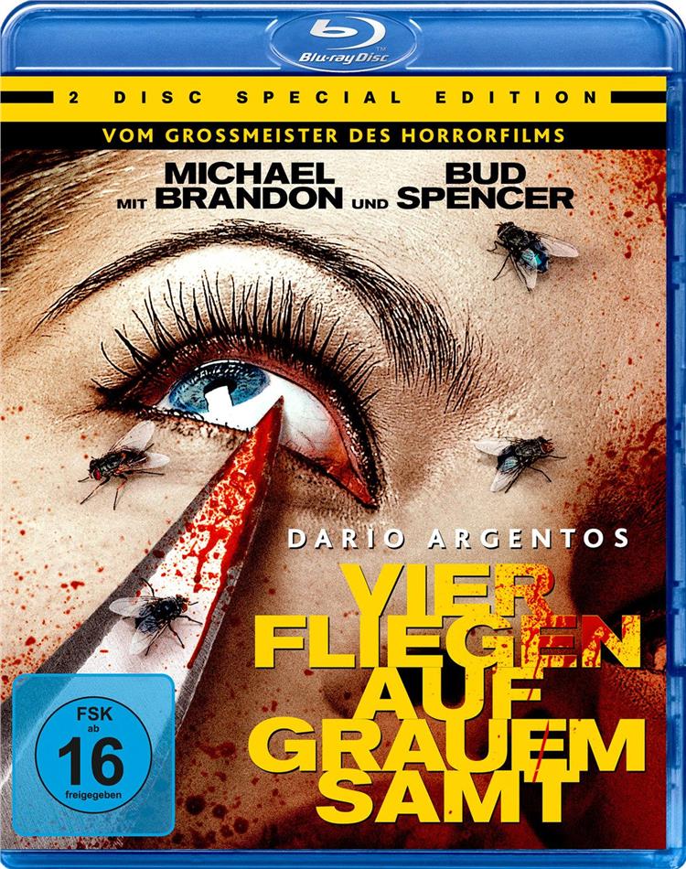 Vier Fliegen auf grauem Samt (1971) Special Edition, Blu-ray + DVD