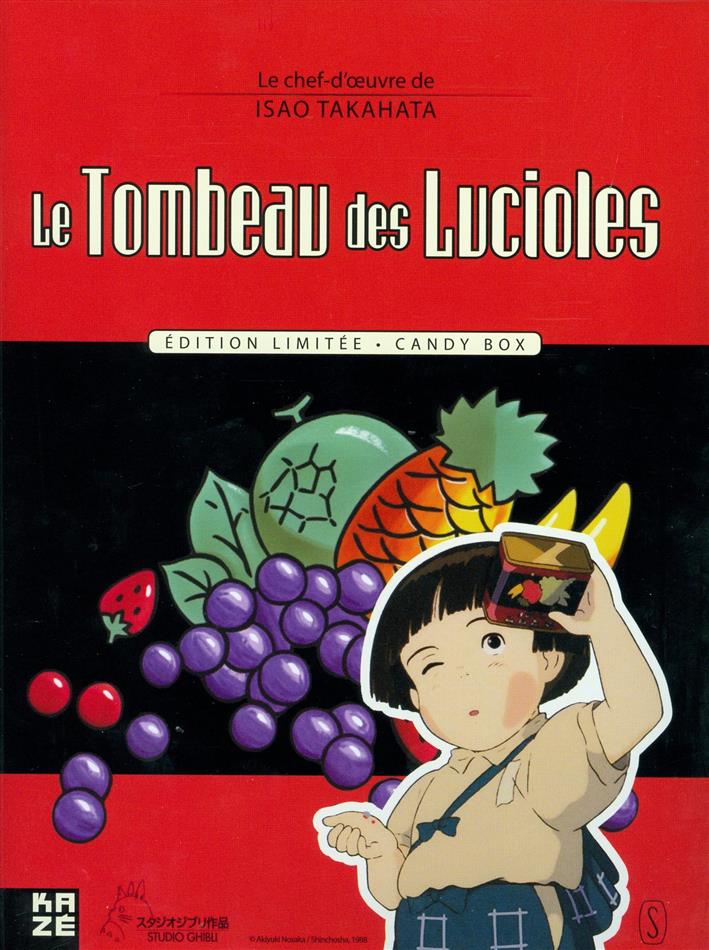 Le Tombeau des lucioles (1988) Candy Box, Collector's Edition, Limited Edition, Blu-ray + 2 DVDs + Buch