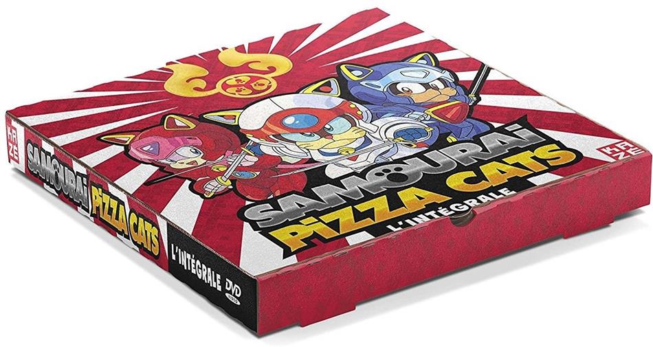 Samourai Pizza Cats - L'Intégrale Boite à Pizza, Unzensiert, Collector's Edition, Limited Edition, Remastered, 16 DVDs