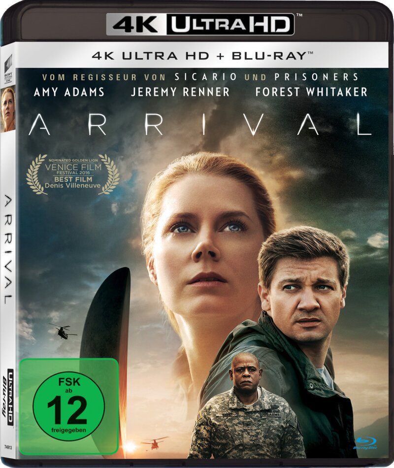 Arrival (2016) 4K Ultra HD + Blu-ray