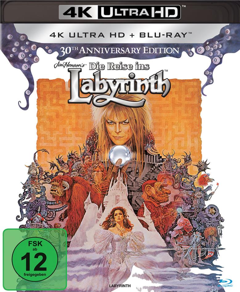 Die Reise ins Labyrinth (1986) 30th Anniversary Edition, 4K Ultra HD + Blu-ray