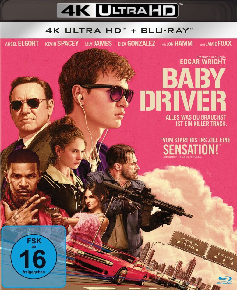 Baby Driver (2017) 4K Ultra HD + Blu-ray