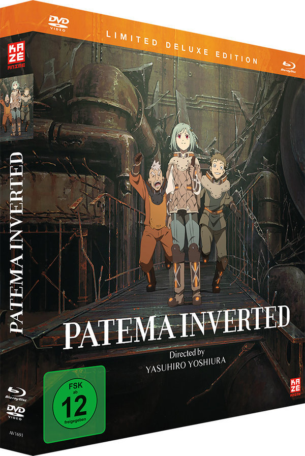 Patema Inverted (2013) Collector's Edition, Deluxe Edition, Limited Edition, Blu-ray + DVD