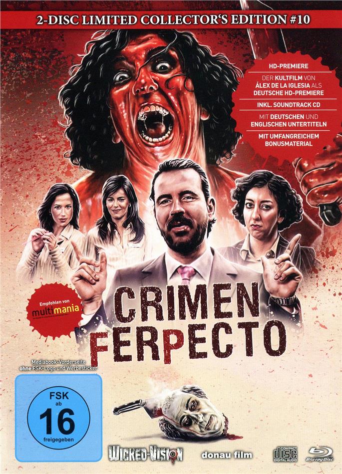 Crimen Ferpecto (2004) Cover A, Limited Edition, Mediabook, Uncut, Blu-ray + CD