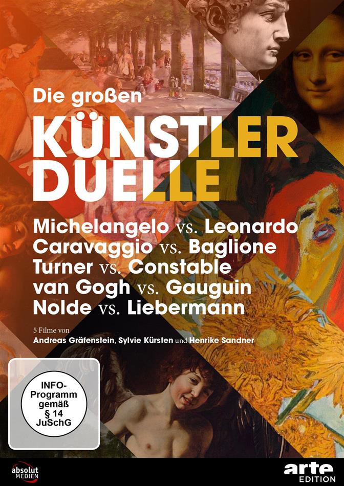 Die grossen Künstlerduelle (2017) Arte Edition, 2 DVDs