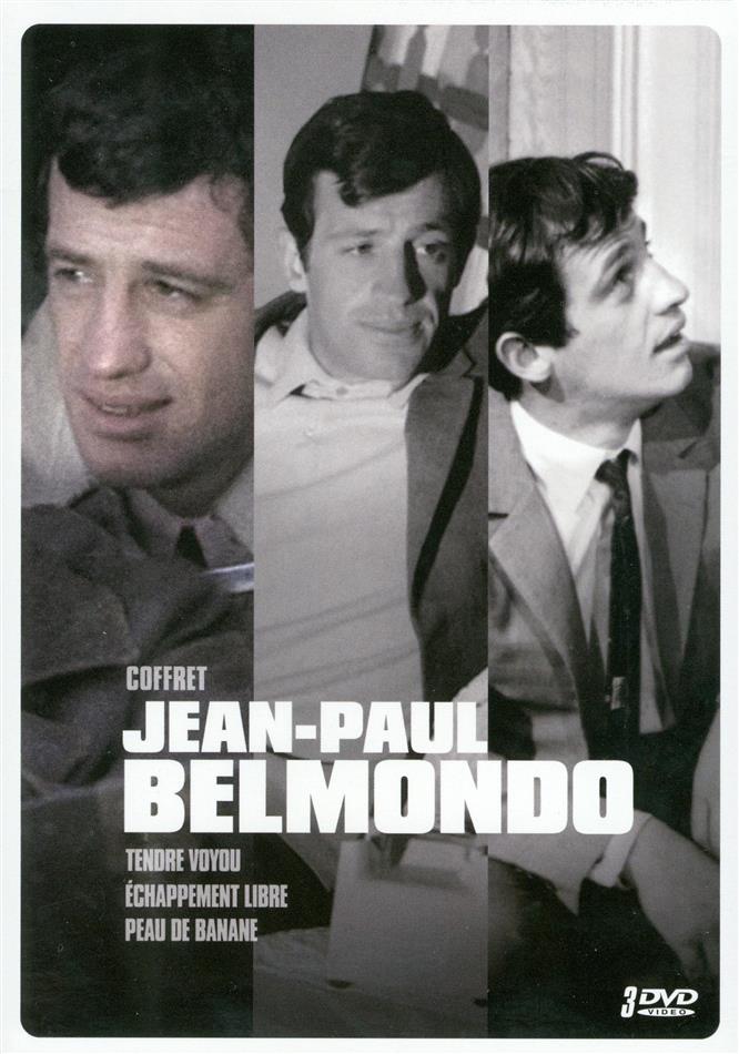 Jean-Paul Belmondo - Tendre voyou / Échappement libre / Peau de banane Restaurierte Fassung, 3 DVDs