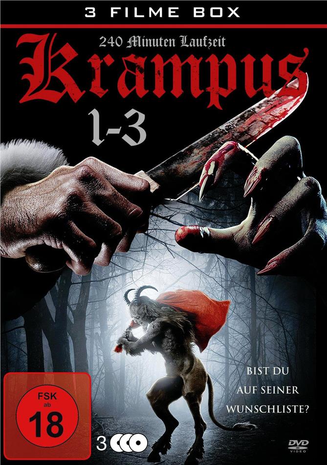 Krampus 1-3 3 DVDs