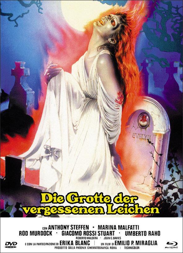 Die Grotte der vergessenen Leichen (1971) Cover F, Eurocult Collection, Limited Edition, Mediabook, Uncut, Blu-ray + DVD