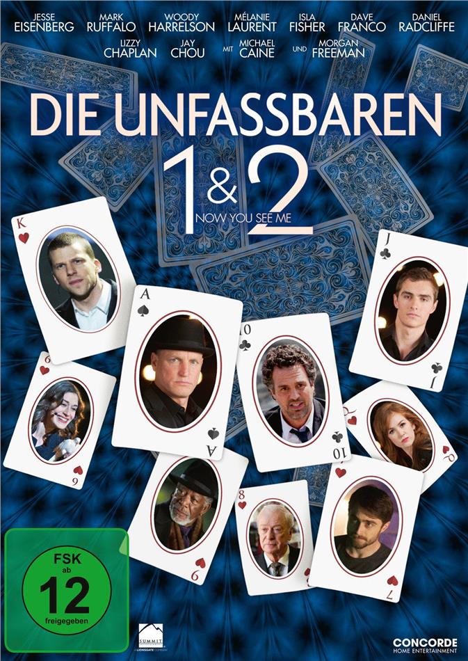 Die Unfassbaren 1 & 2 - Now You See Me 2 DVDs