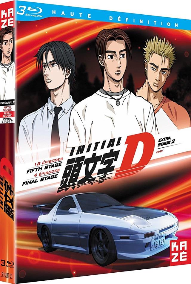 Initial D - Intégrale Fifth Stage / Final Stage / Extra Stage 2 OVA 3 Blu-rays