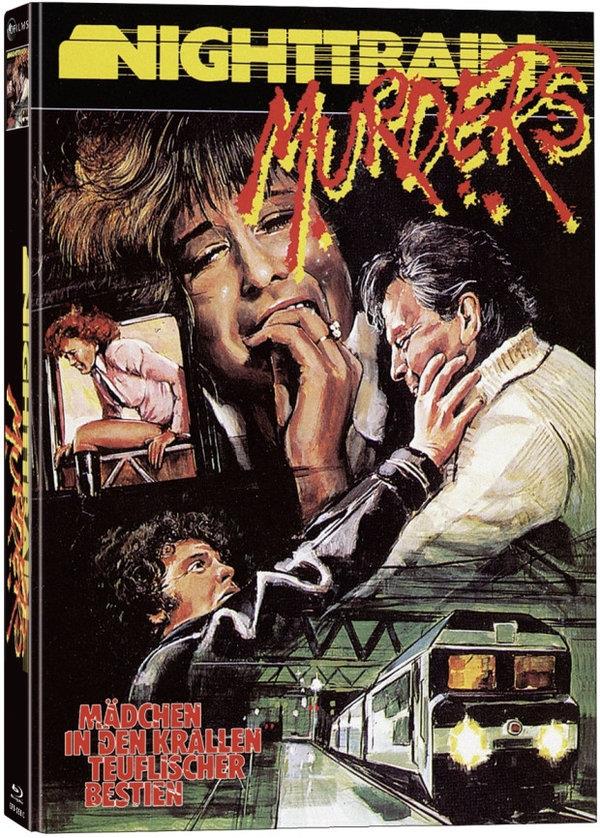 Nighttrain Murders - Mädchen in den Krallen teuflischer Bestien (1975) Cover C, Limited Edition, Mediabook, Blu-ray + DVD