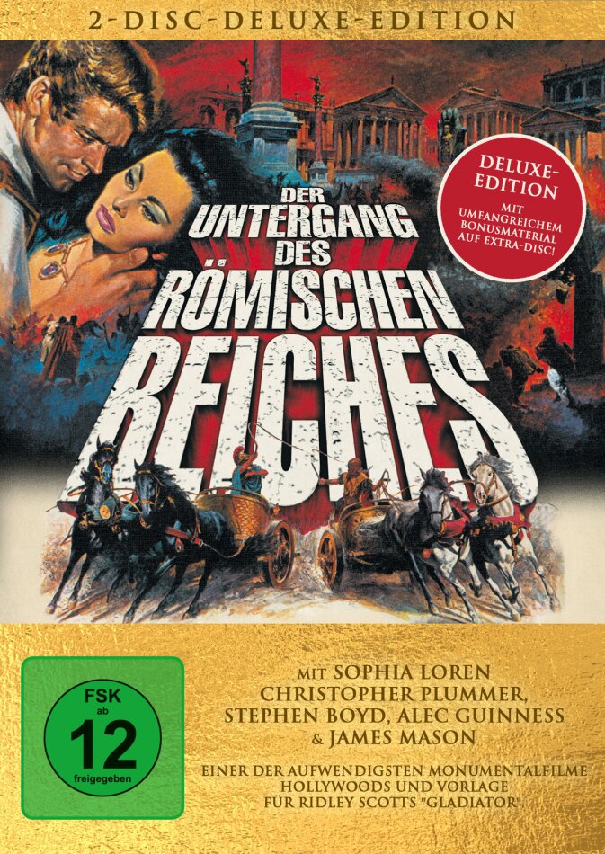 Der Untergang des Römischen Reiches (1964) Deluxe Edition, 2 DVDs