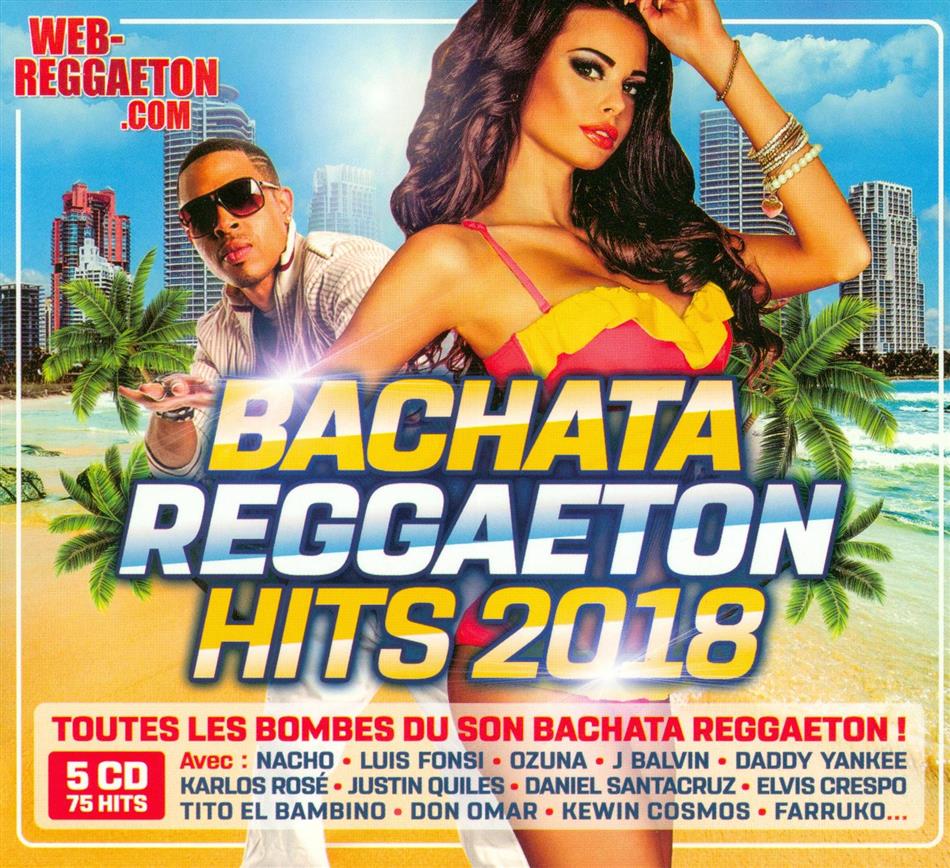 Bachata Reggaeton Hits 2018 5 CDs