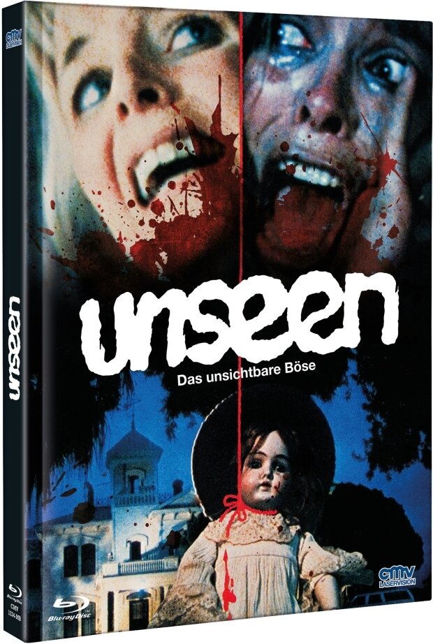 Unseen - Das unsichtbare Böse (1980) Cover B, Limited Edition, Mediabook, Blu-ray + DVD