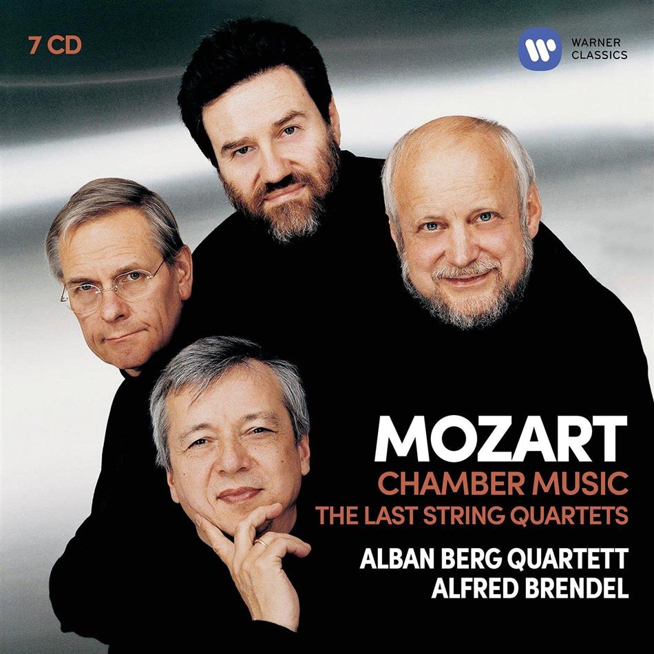 Alban Berg Quartett, Alfred Brendel & Wolfgang Amadeus Mozart (1756-1791) - Chamber Music - The Last String Quartets 7 CDs