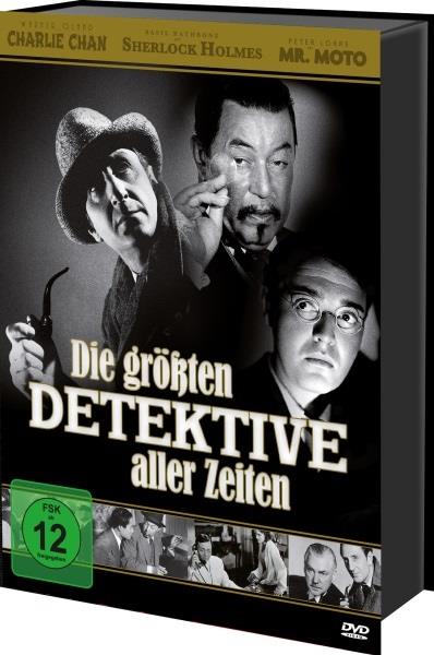 Die grössten Detektive aller Zeiten - Sherlock Holmes / Charlie Chan / Mr. Moto 34 DVDs