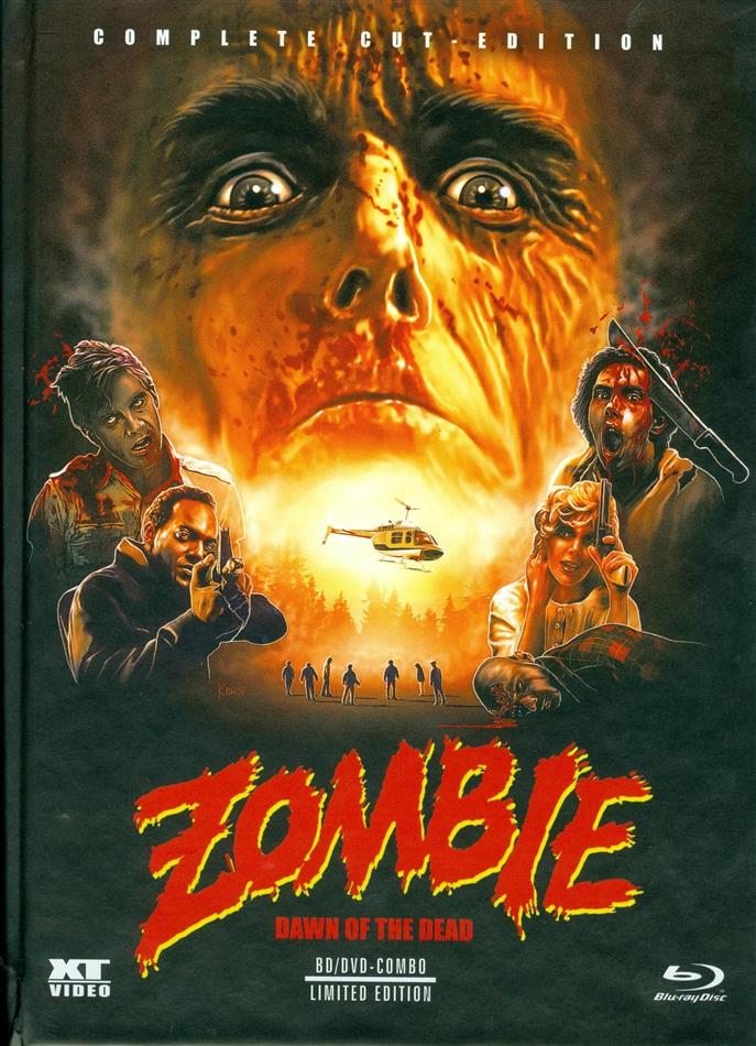 Zombie - Dawn of the Dead (1978) Complete Cut-Edition, Limited Edition, Mediabook, Special Edition, Blu-ray + DVD