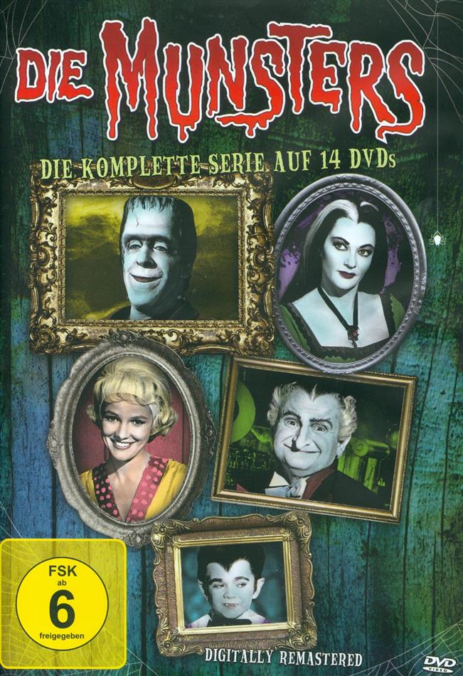 Die Munsters - Die komplette Serie Neuauflage, Remastered, 14 DVDs