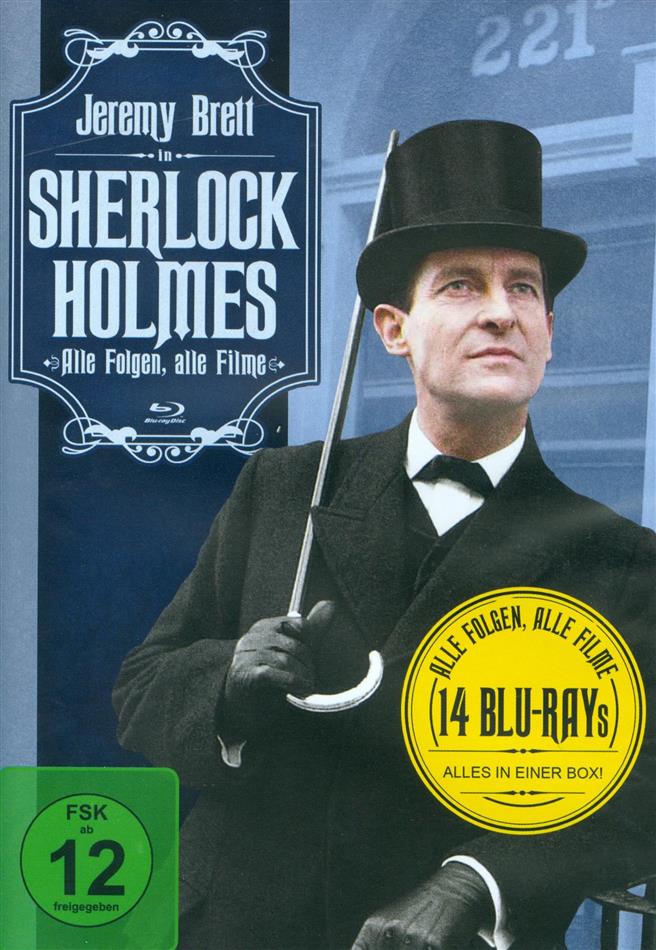 Sherlock Holmes - Alle Folgen, alle Filme 14 Blu-rays