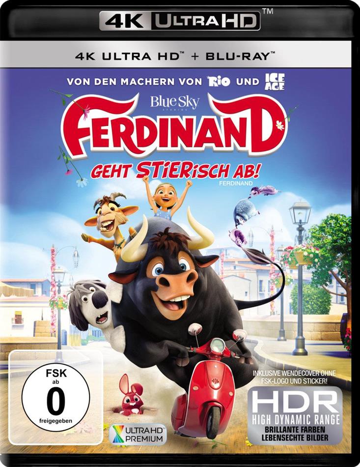 Ferdinand - Geht STIERisch ab! (2017) 4K Ultra HD + Blu-ray