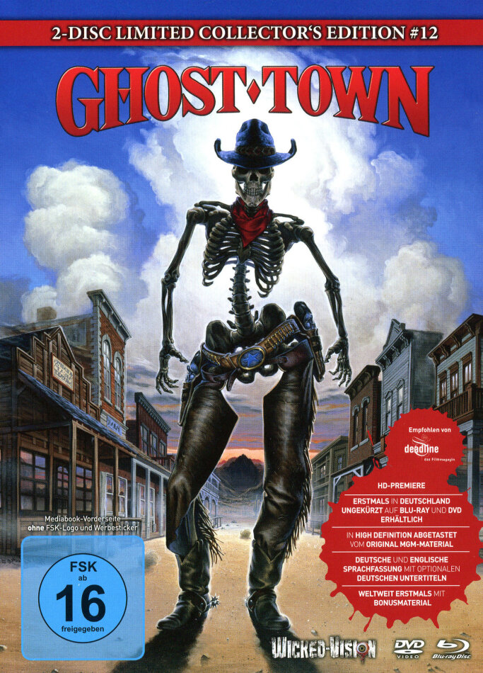 Ghost Town (1988) Cover B, Collector's Edition, Limited Edition, Mediabook, Uncut, Blu-ray + DVD