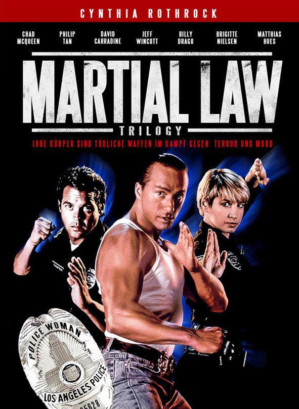 Martial Law Trilogy Limited Edition, Mediabook, Restaurierte Fassung, Uncut, 2 Blu-rays + 2 DVDs