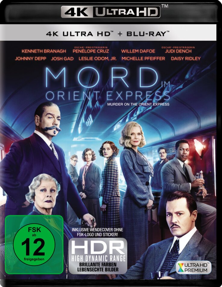 Mord im Orient Express (2017) 4K Ultra HD + Blu-ray