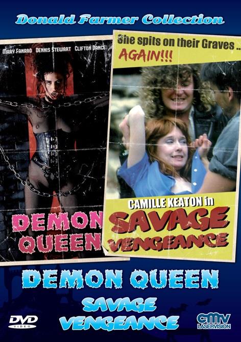 Demon Queen / Savage Vengeance Donald Farmer Collection, Trash Collection, Kleine Hartbox, Uncut, 2 DVDs