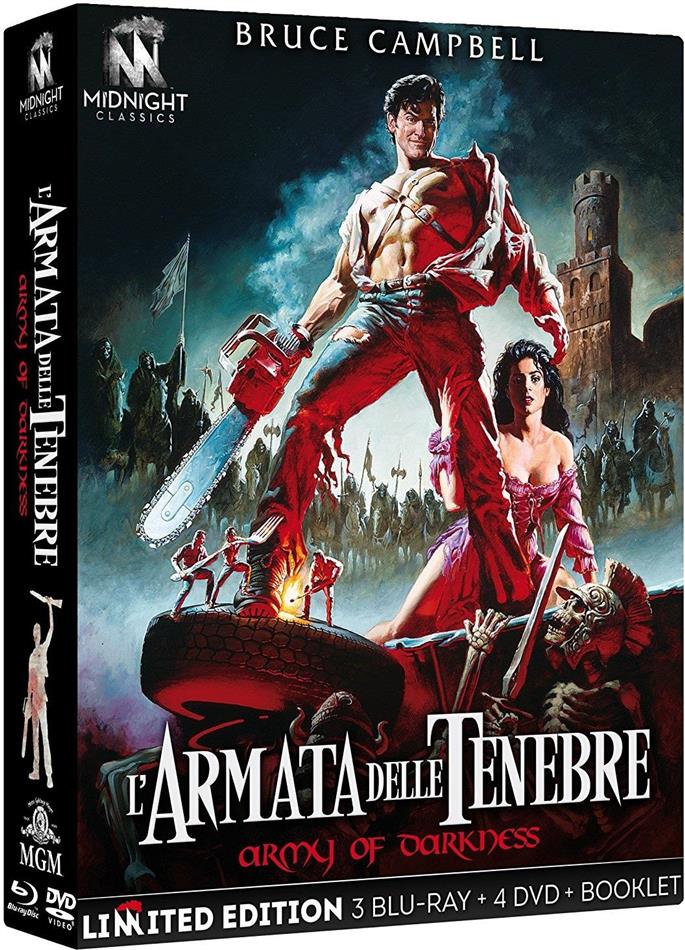 L'armata delle tenebre (1992) International Version, 4K Mastered, Director's Cut, Kinoversion, Limited Edition, 3 Blu-rays + 4 DVDs