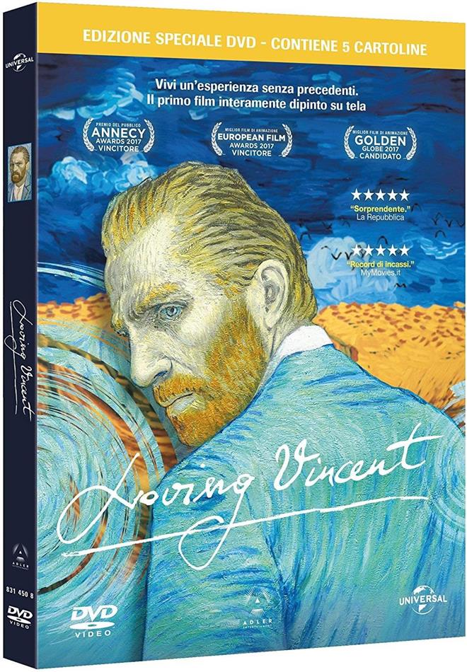 Loving Vincent (2017) +5 cartoline, Digipack, Special Edition