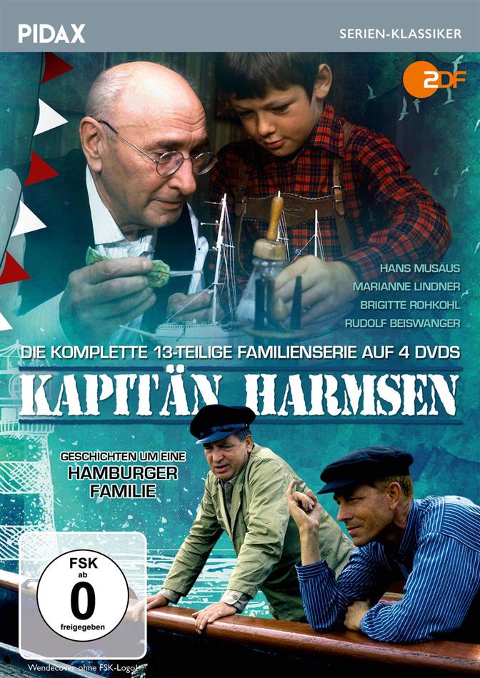 Kapitän Harmsen - Die komplette Serie Pidax Serien-Klassiker, 4 DVDs