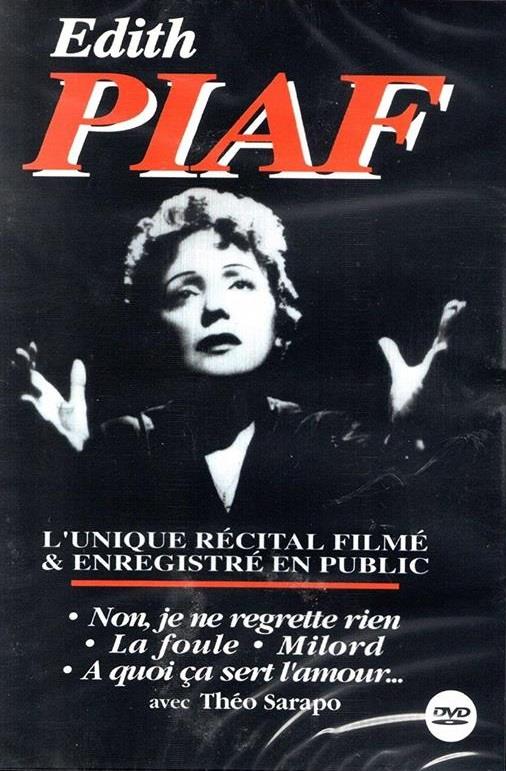Edith Piaf - L'unique récital filmé & enregistré en public s/w