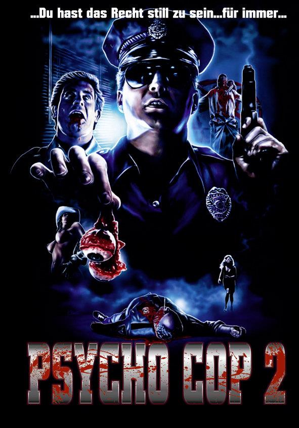 Psycho Cop 2 (1993) Cover B, Limited Edition, Mediabook, Uncut, Blu-ray + DVD