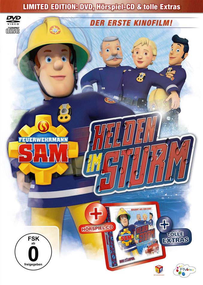 Feuerwehrmann Sam - Helden im Sturm (2014) Limited Edition, DVD + CD