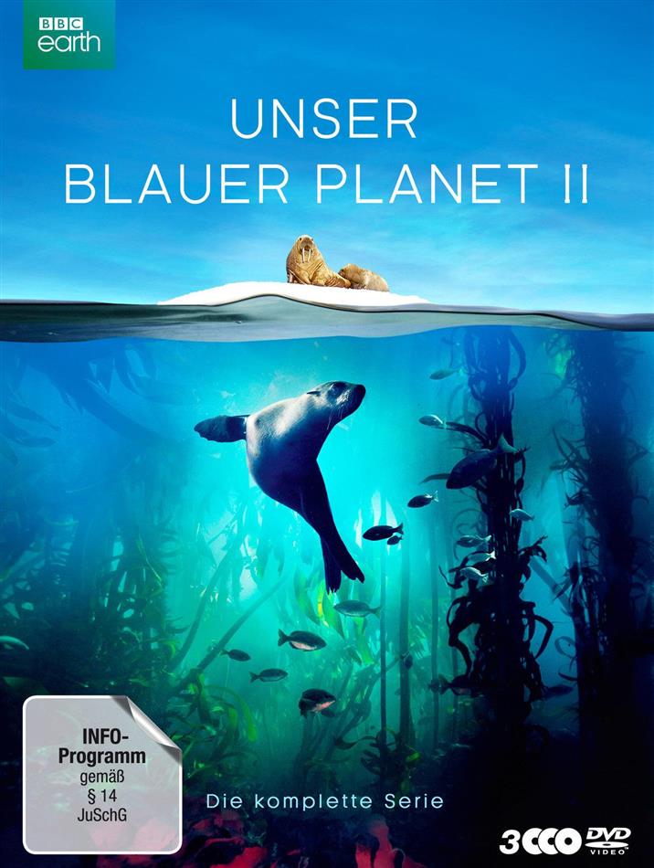 Unser blauer Planet 2 - Die komplette Serie (2017) BBC Earth, Schuber, Digipack, Uncut, 3 DVDs
