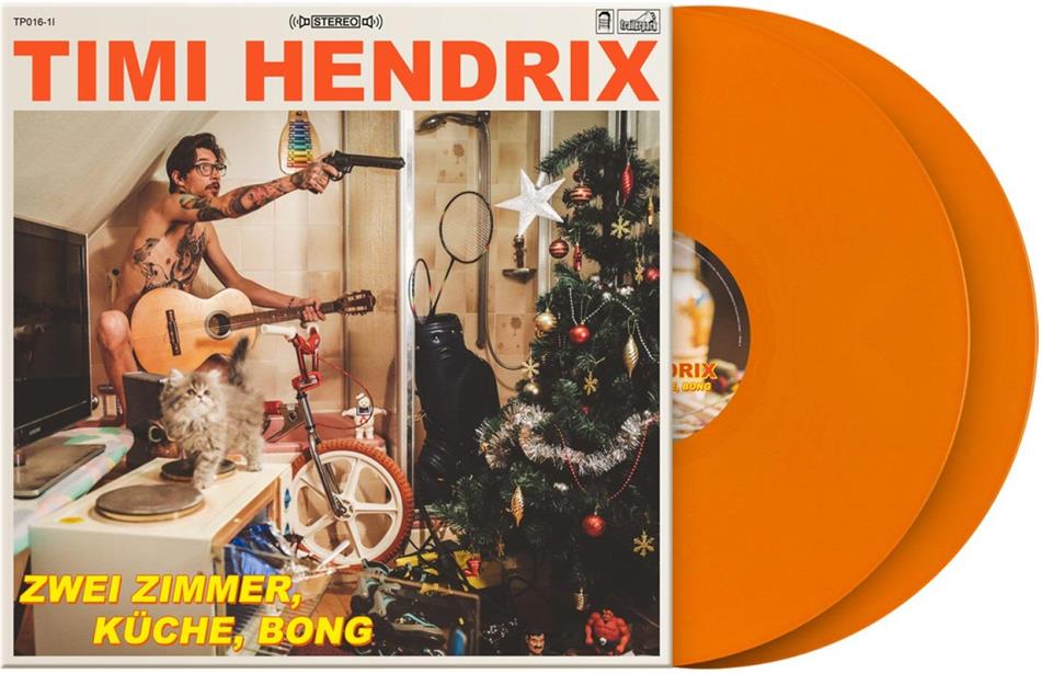 Timi Hendrix - 2 Zimmer, Küche, Bong Édition Limitée, Orange Vinyl, 2 LP + CD
