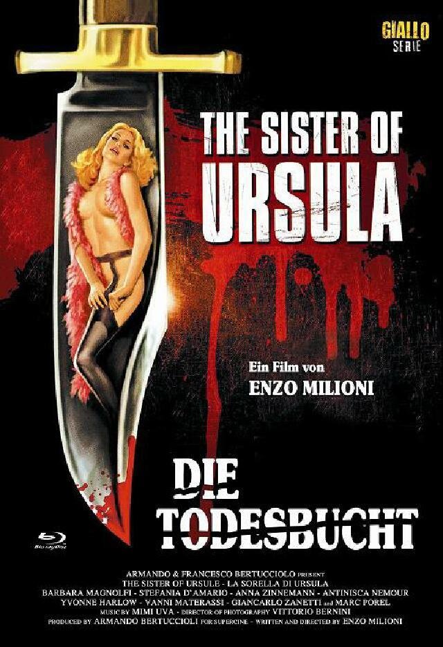 The Sister of Ursula - Die Todesbucht (1978) Kleine Hartbox, Giallo Serie, Uncut